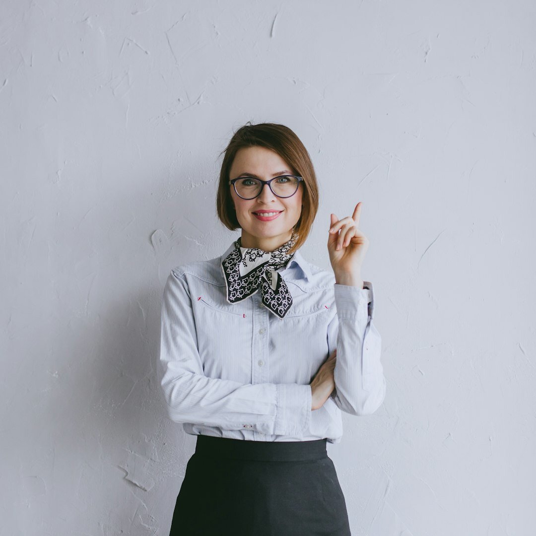 Professional woman smiling for portrait